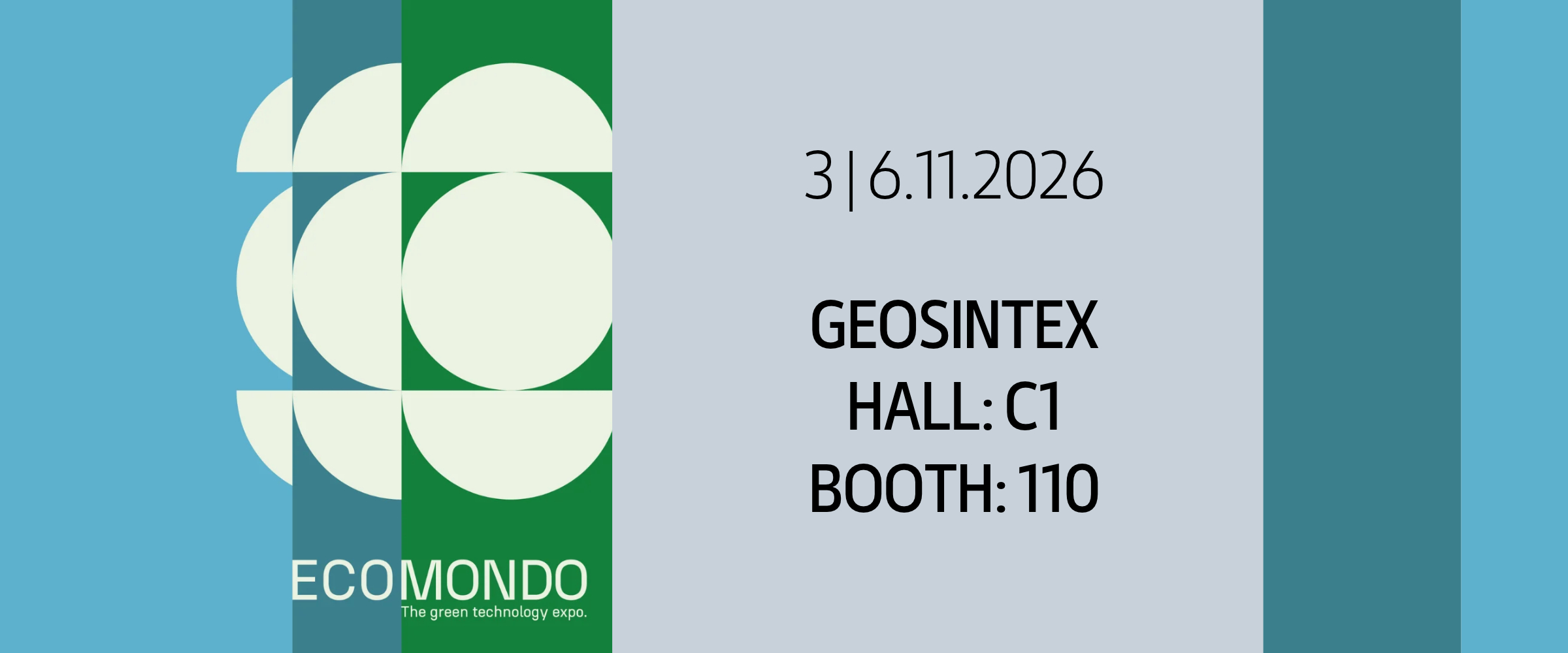 Geosintex a Ecomondo 2026 – geosintetici per ambiente e gestione acque
